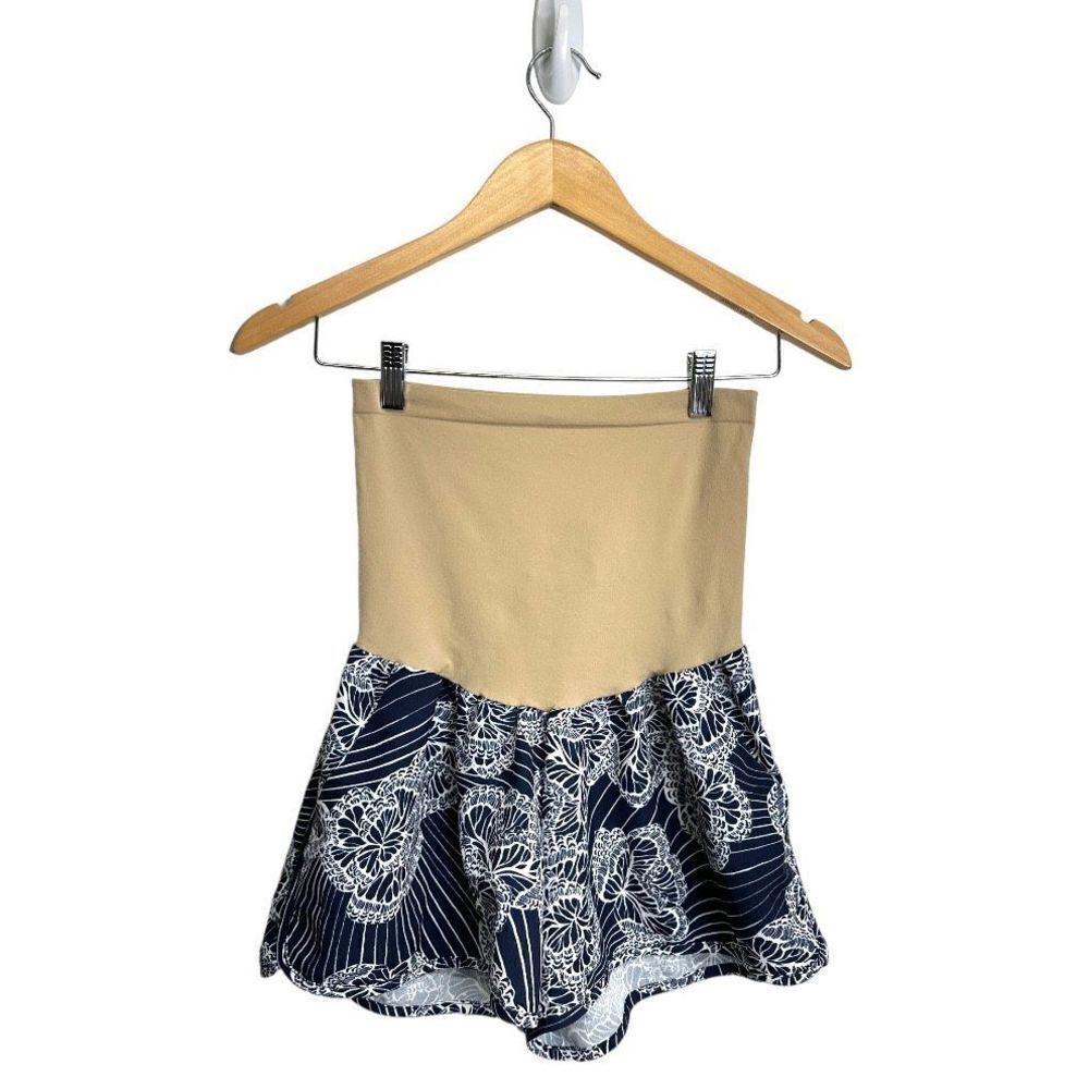 A Pea in the pod Maternity Shorts Womens Navy/White Size Medium‎